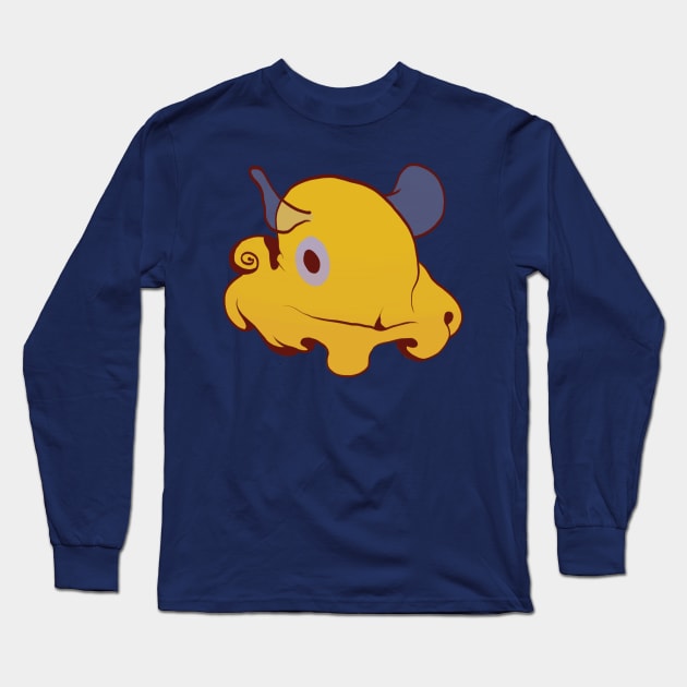 Dumbo Octopus (Simple) Long Sleeve T-Shirt by ziafrazier